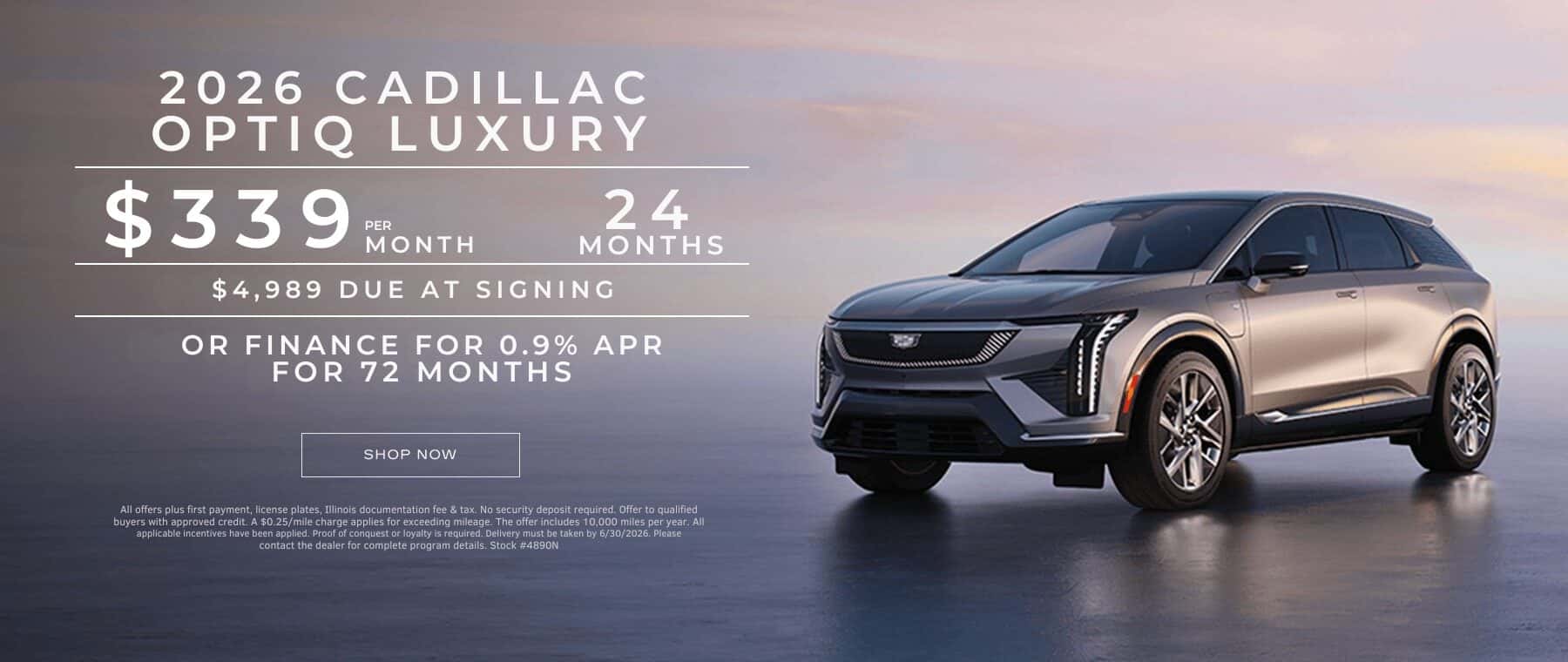 Check out our Optiq offers at Napleton Cadillac Libertyville