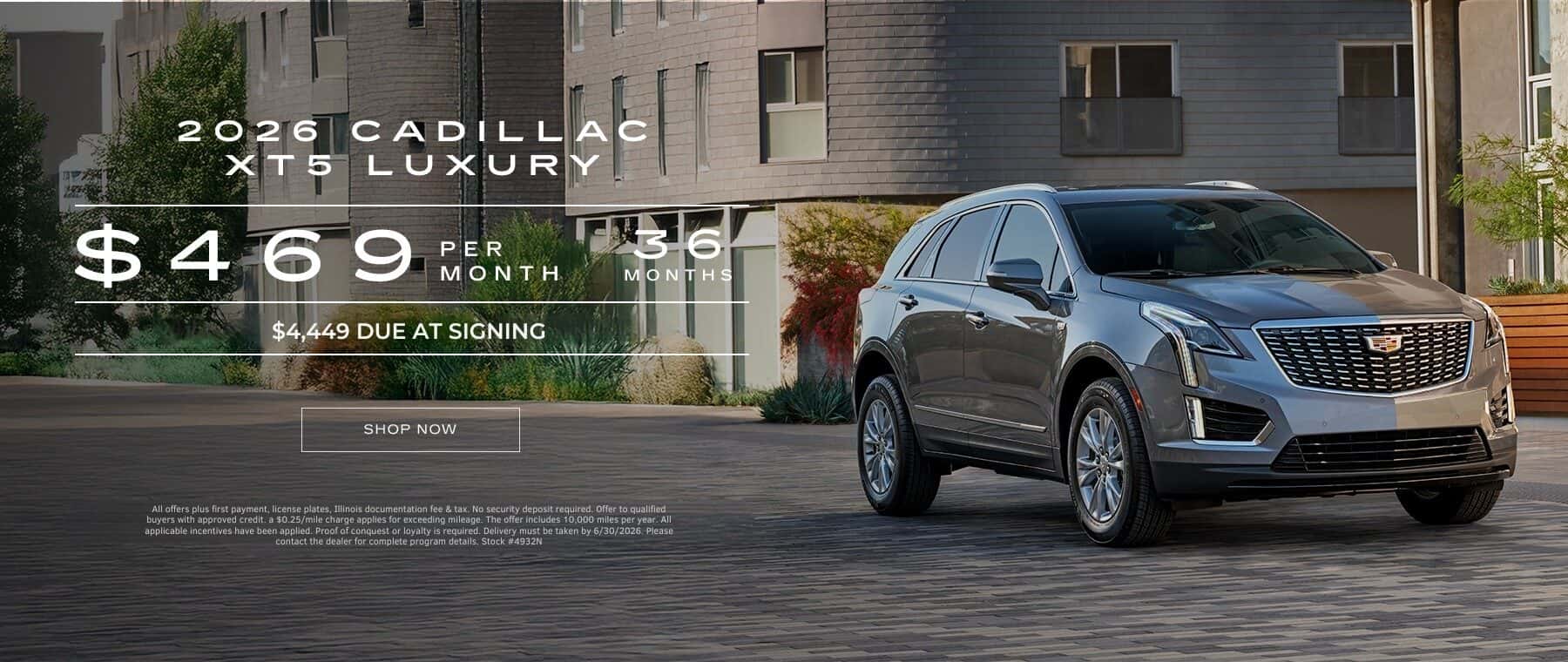 Check out our XT5 offers at Napleton Cadillac Libertyville