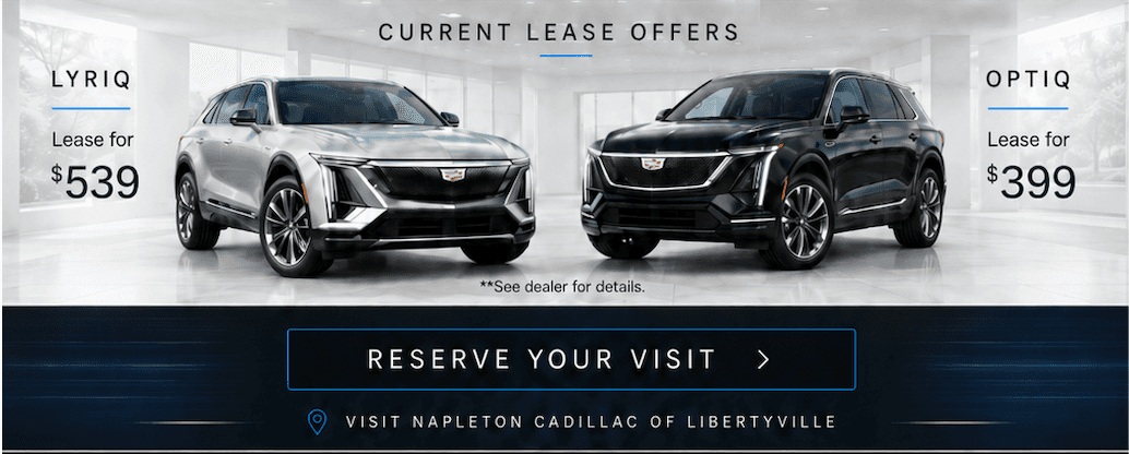 Lease Offers on the Lyriq and Optiq