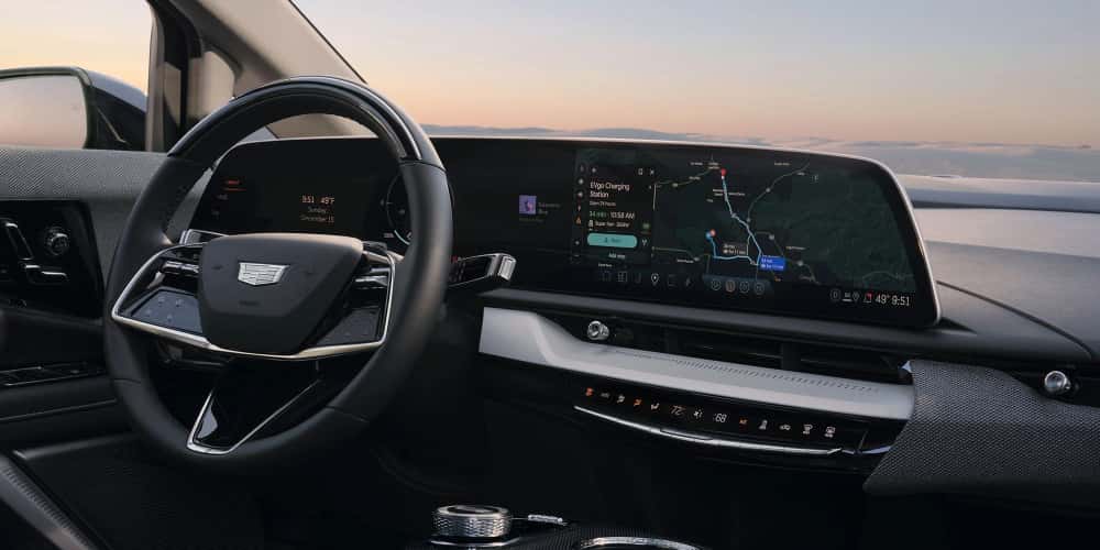 2027 Cadillac OPTIQ Steering Wheel and Dashboard