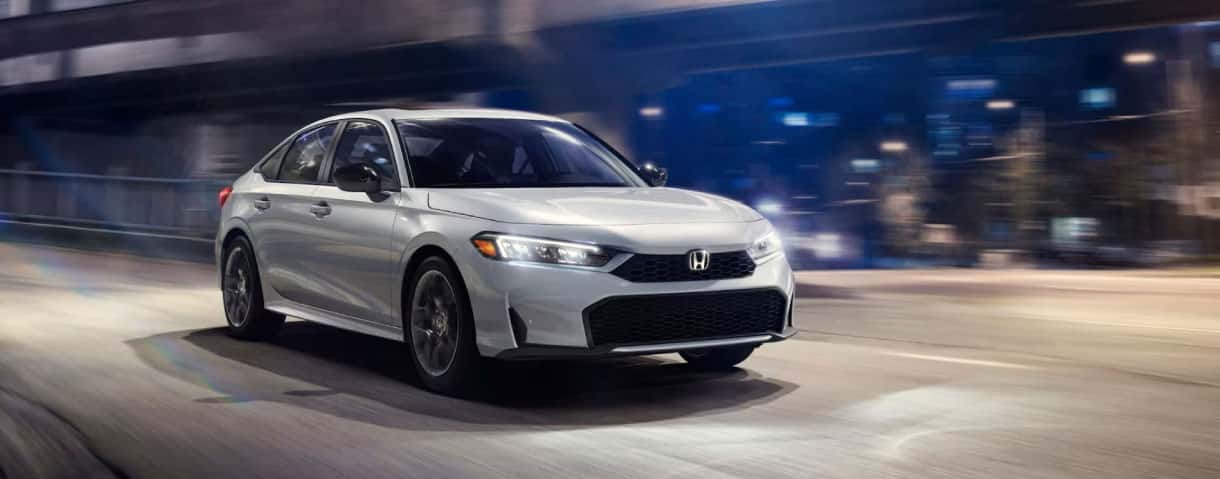 2026 Honda Civic Hybrid Sedan on the highway