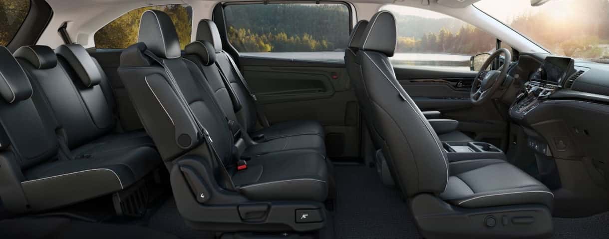 2026 Honda Odyssey minivan with sliding doors open