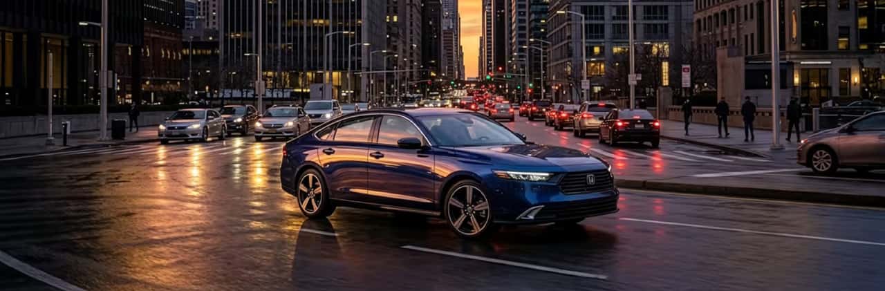 2026 Honda Accord sedan, one of four Honda models to earn a 2026 IIHS safety award