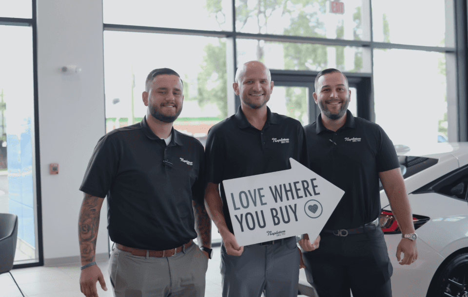 Napleton Honda of Morton Grove team supporting the Violet Foundation for Pediatric Brain Cancer