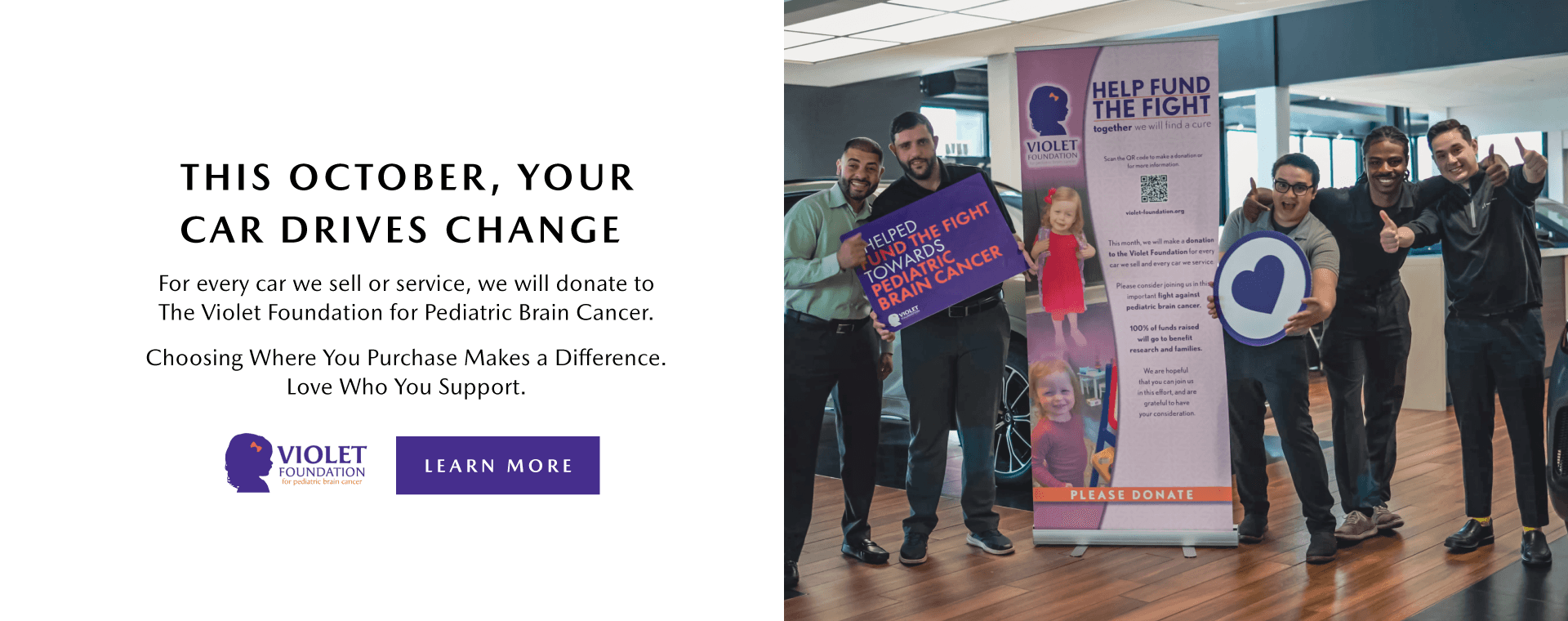 We Support the Violet Foundation