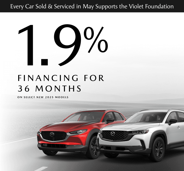 <strong> Select New 2025 Mazda Models</strong>