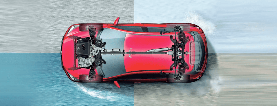 Mazda i-ACTIV AWD system in winter conditions
