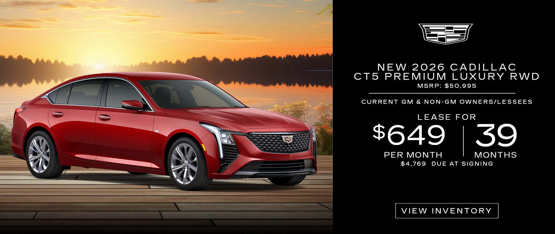 New 2026 Cadillac CT5 Premium Luxury RWD