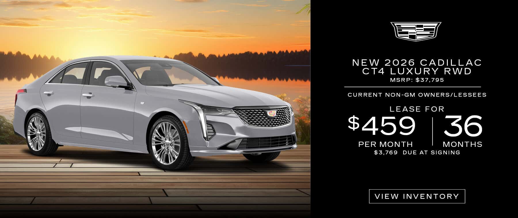 New 2026 Cadillac CT4 Luxury RWD
