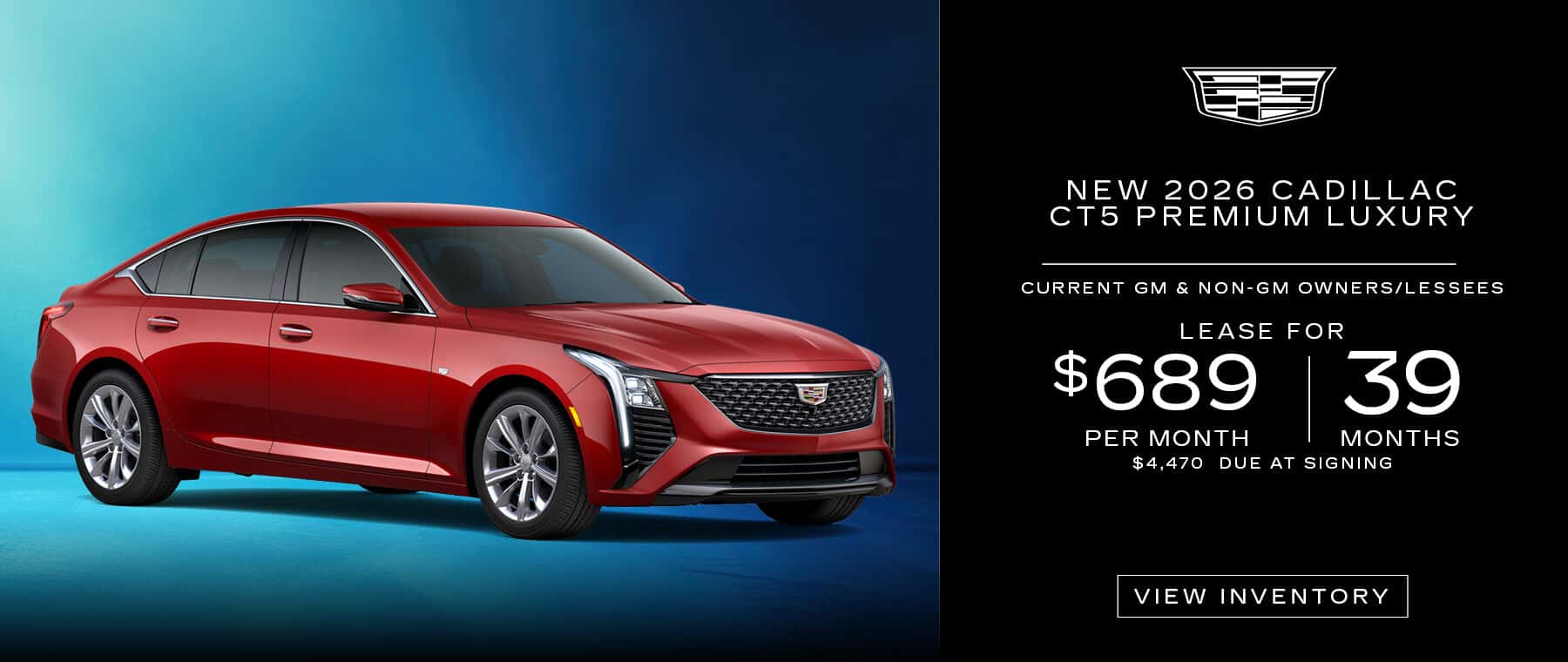 New 2026 Cadillac CT5 Premium Luxury