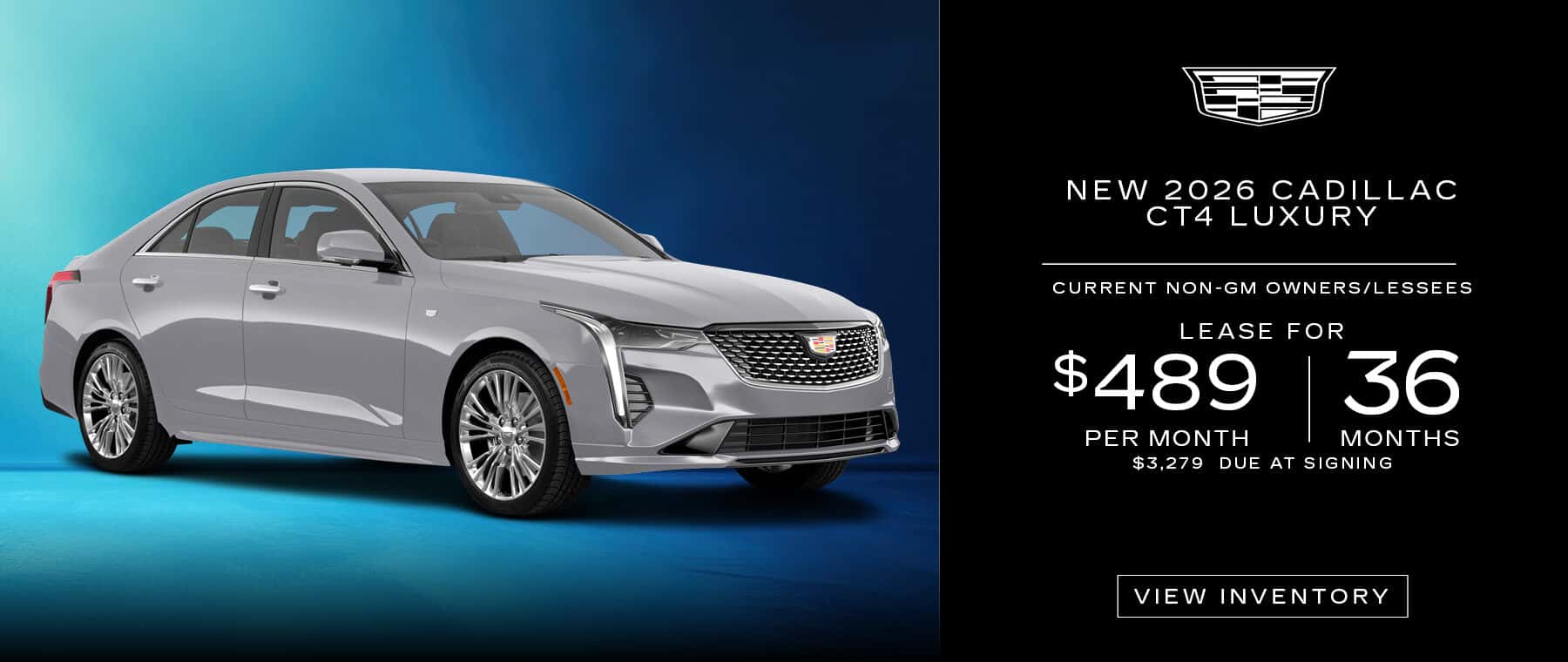 New 2026 Cadillac CT4 Luxury