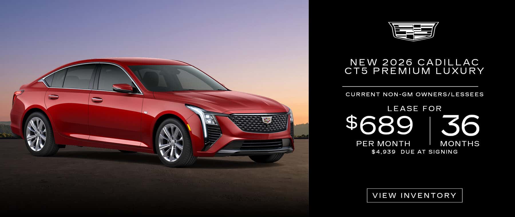 New 2026 Cadillac CT5 Luxury