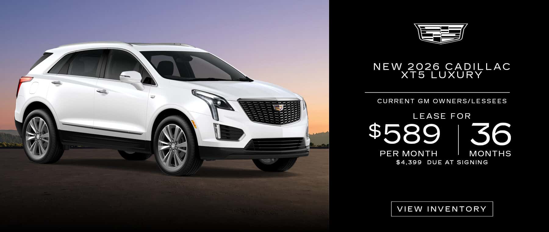 New 2026 Cadillac XT5 Luxury