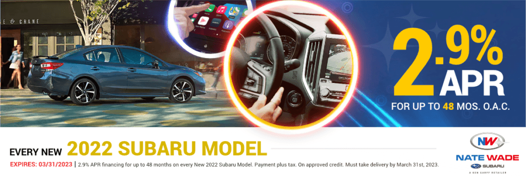 2.9% APR Financing for up to 48 Months