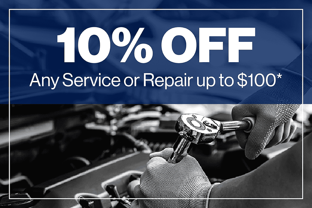 10% off any service or repair up to $100.00