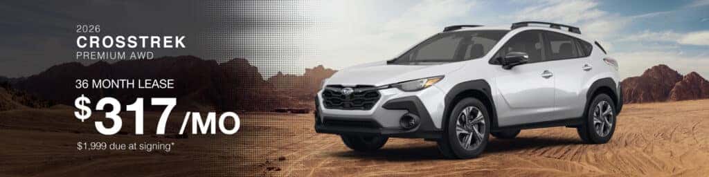  Lease a 2026 Subaru Crosstrek Premium AWD for $317/month 