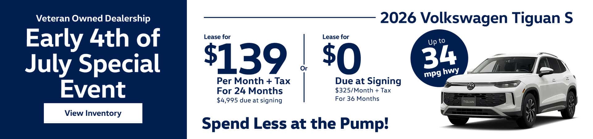 NCVW260625_GP_Web_Banners_June26-Early_4th_of_July_NCVW260603_WebBanner_Jun26-Tiguan