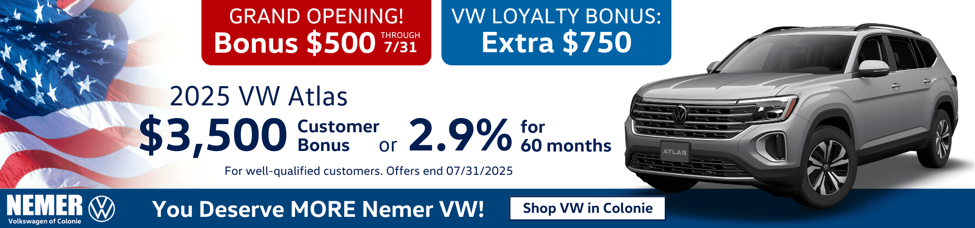 Nemer-VW-Colonie-Grand-Opening-Atlas-Special