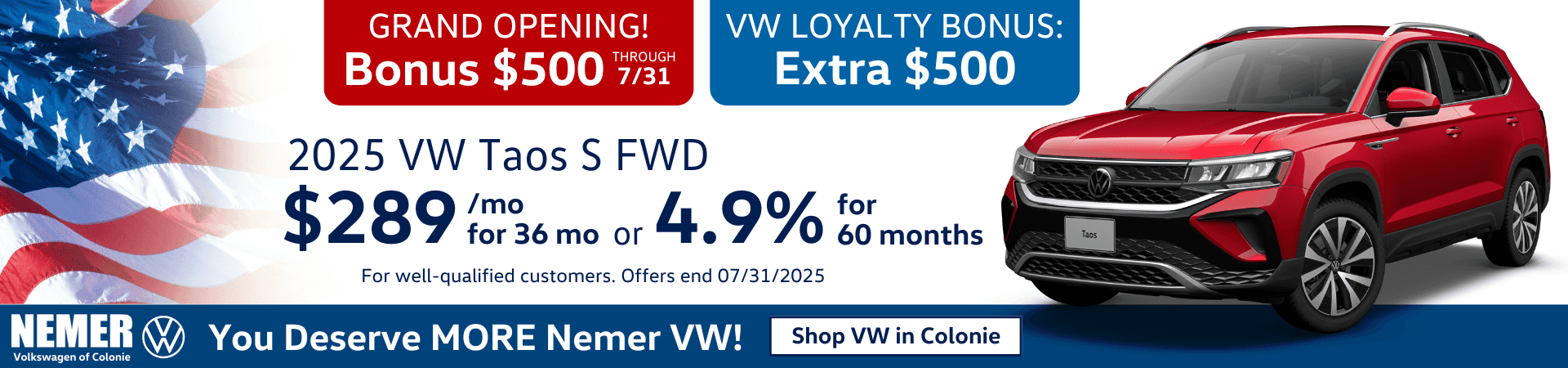 Nemer-VW-Colonie-Grand-Opening-Taos-Special