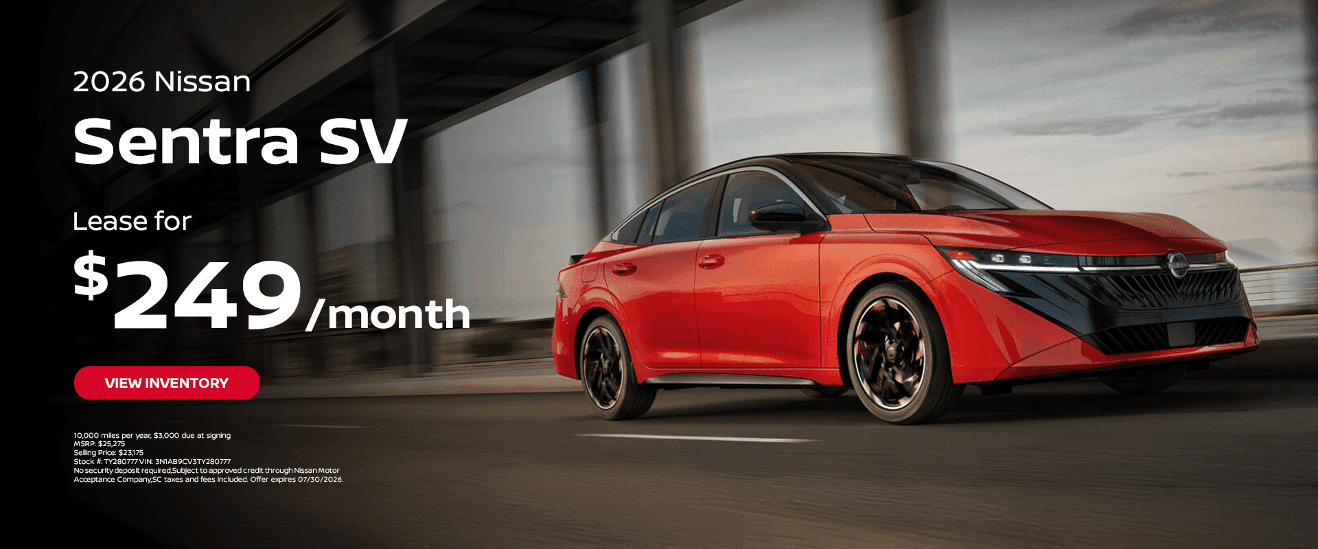 2026 Nissan Sentra SV