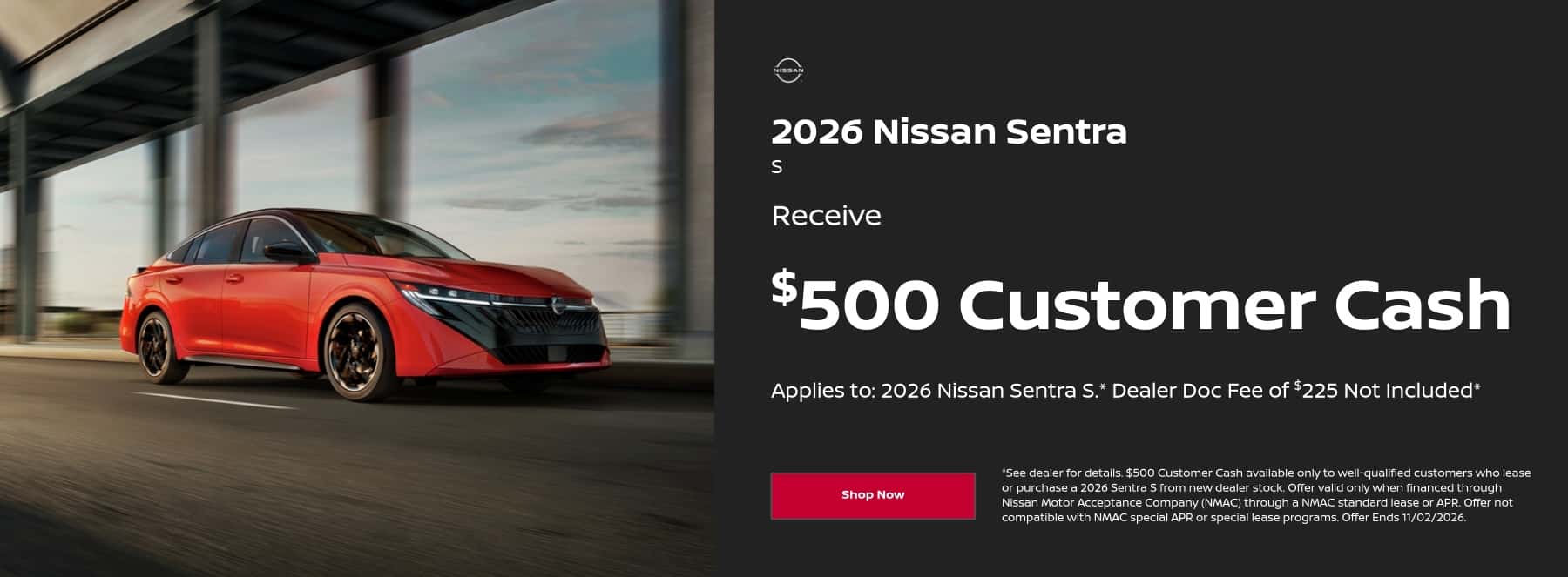 Nissan Sentra Special Offer