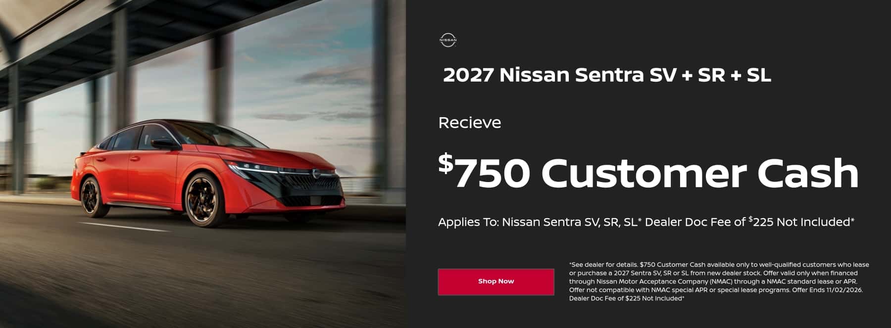 Nissan Sentra Special Offer
