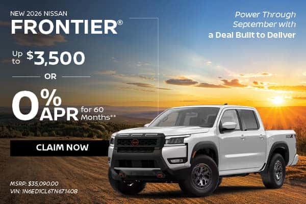 New 2026 Nissan Frontier