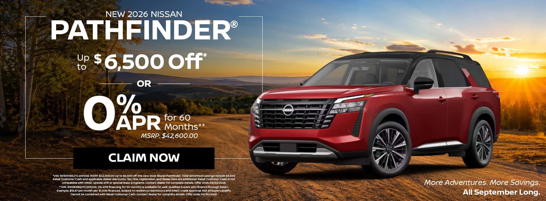 New 2026 Nissan Pathfinder®