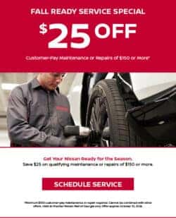 FALL READY SERVICE SPECIAL