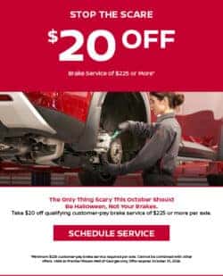 $20 OFF Brake Service of $225 or More*