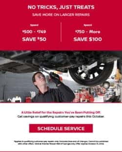 SAVE MORE ON LARGER REPAIRS