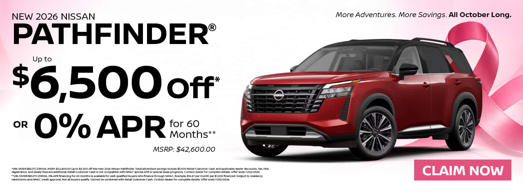 New 2026 Nissan Pathfinder®
