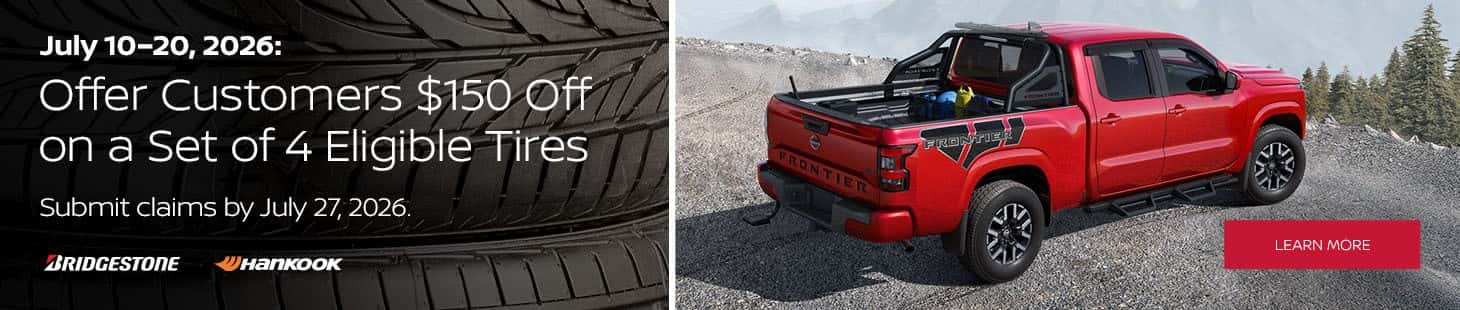 July Tire Promo Banner