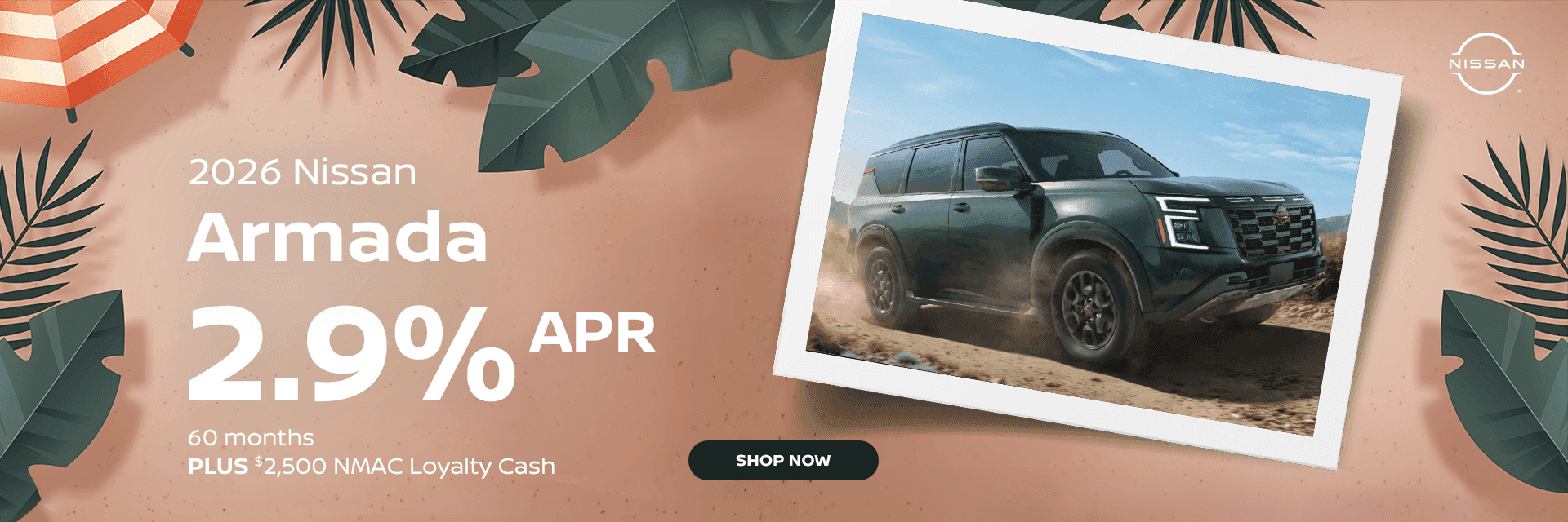 2026 Nissan Armada 2.9% APR