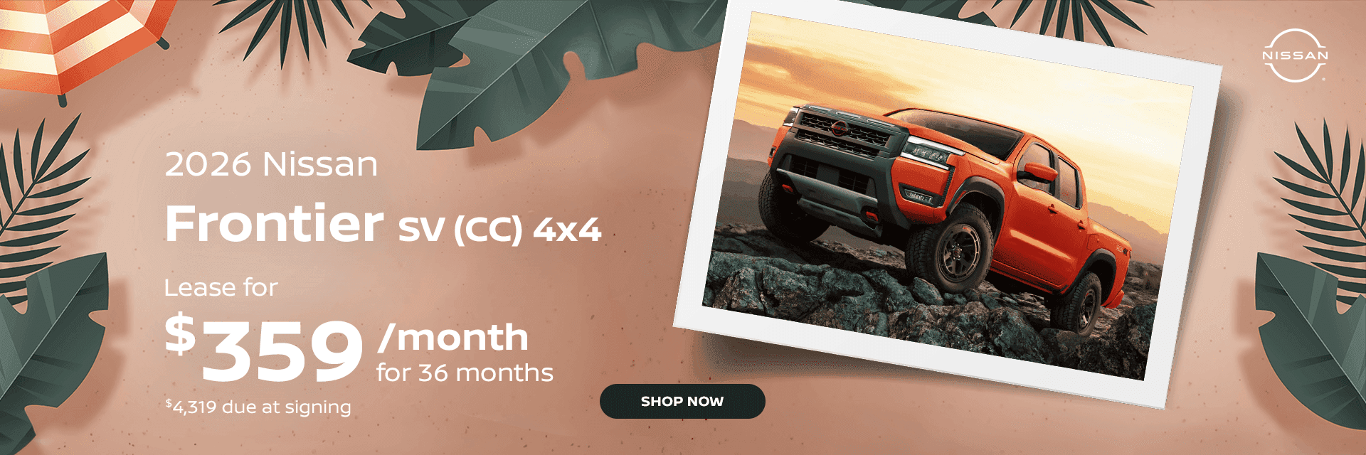 2026 Nissan FRONTIER SV (CC) 4x4