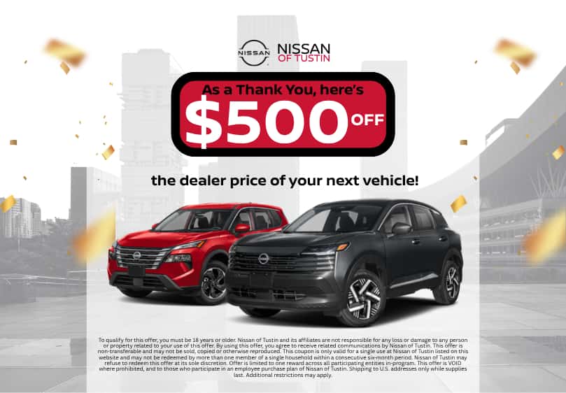 $500 off 