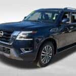 Certified pre owned Nissan SUV displayed at Nissan of Vero Beach