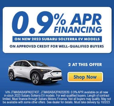 New 2023 Subaru Solterra EV Models