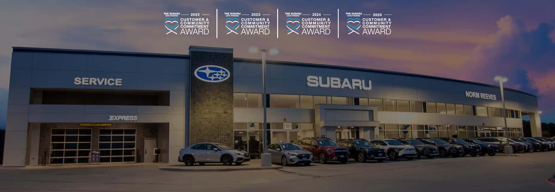 Subaru Love Promise Award Homepage Background