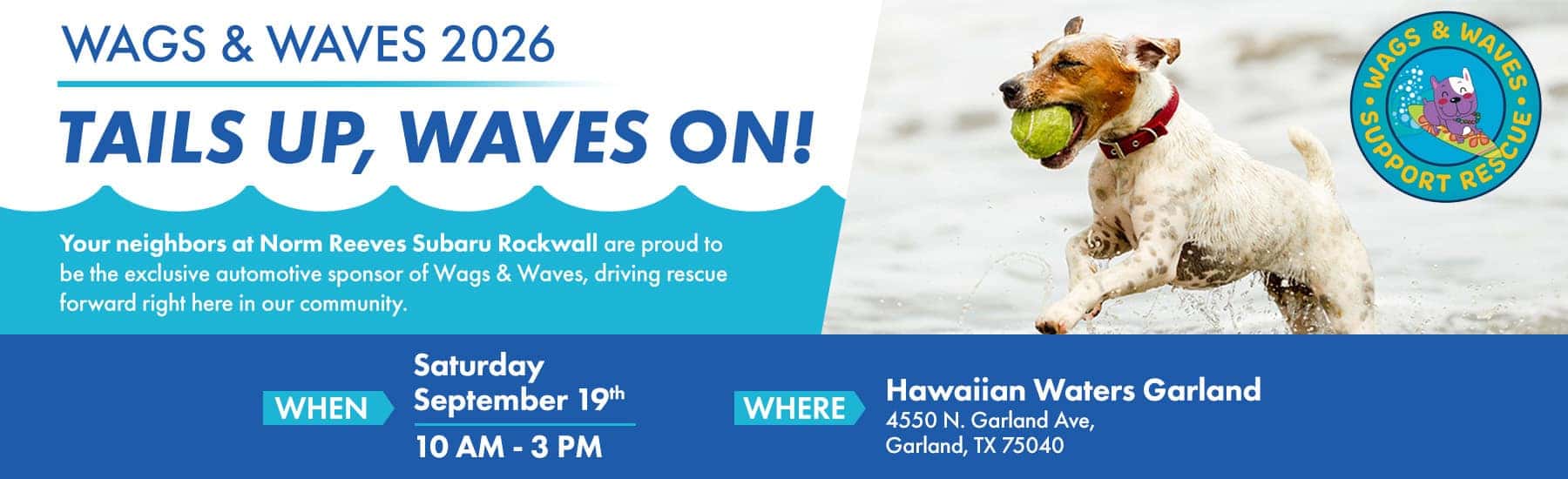 Wags & Waves Event