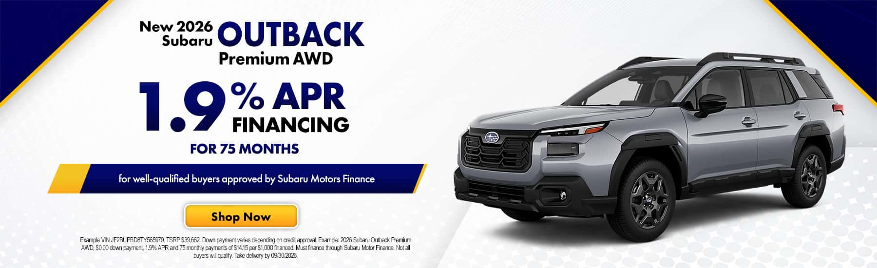 September Outback Offer