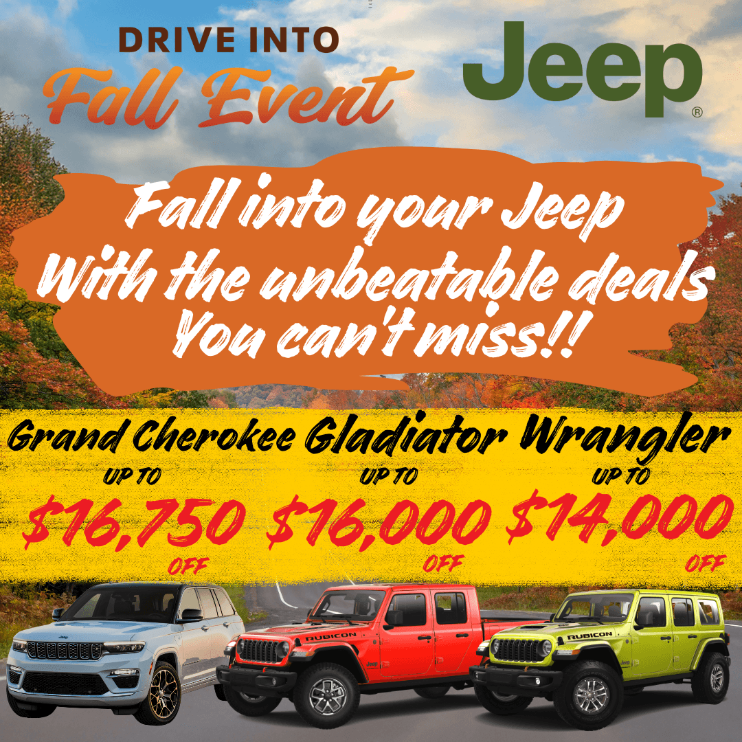 Fall Car Deals in North Country Chrysler Dodge Jeep Ram of Jasper