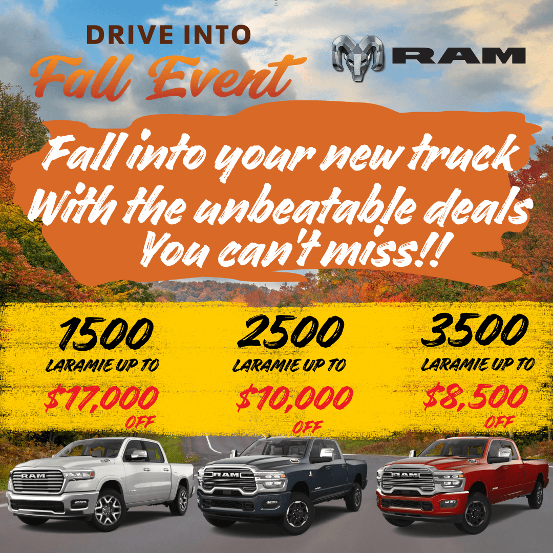 Fall Car Deals in North Country Chrysler Dodge Jeep Ram of Jasper