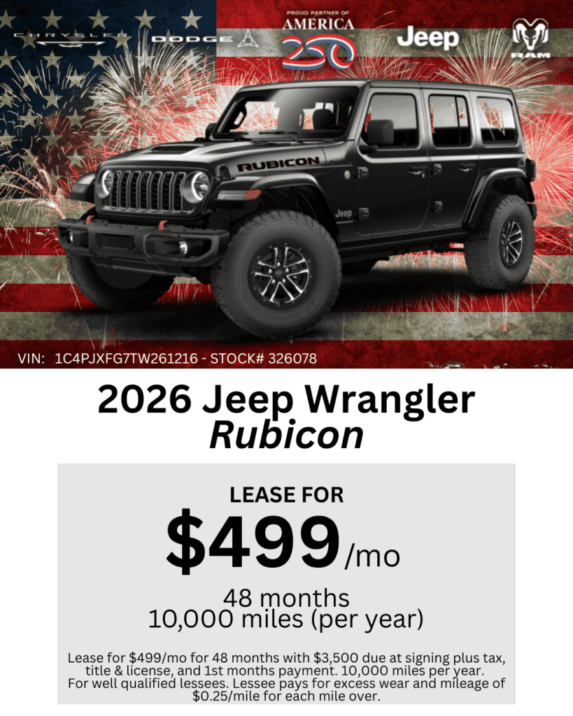 2026 Jeep Wrangler Rubicon
