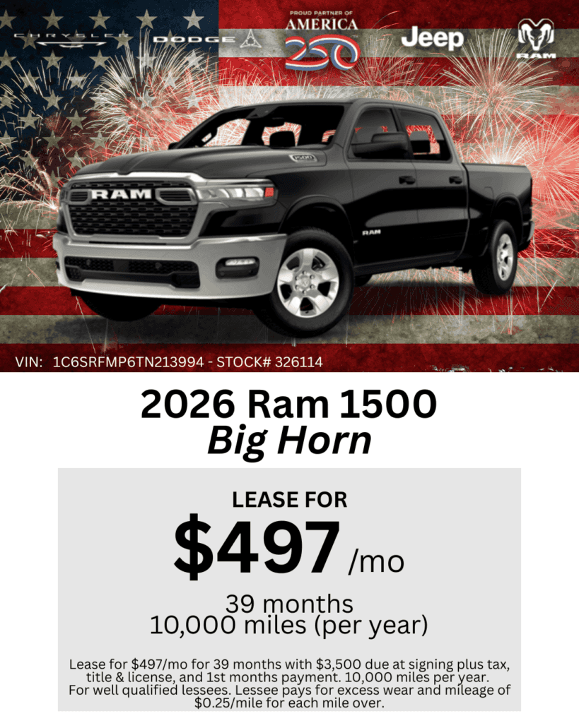 2026 Ram 1500 Big Horn
