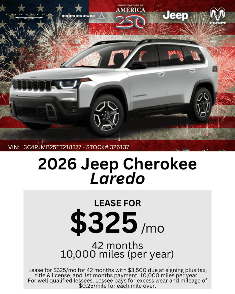 2026 Jeep Cherokee Laredo
