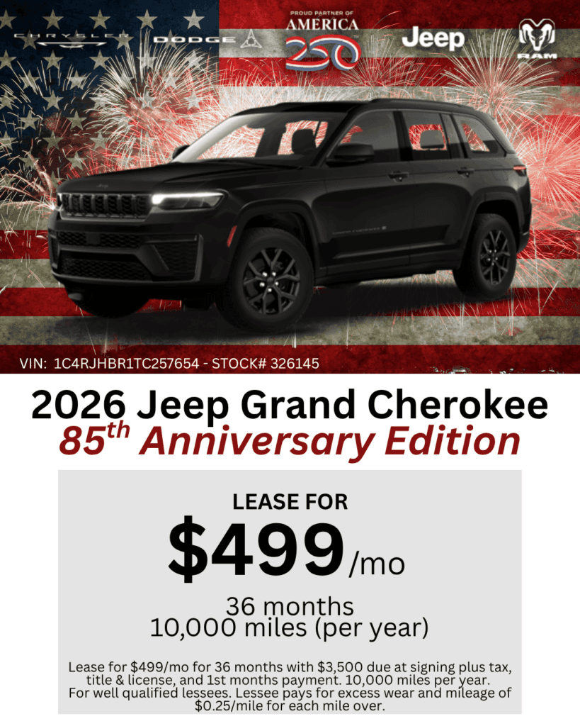 2026 Jeep Wrangler 85th Anniversary Edition