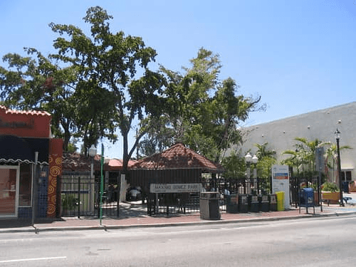 Entrance of Maximo Gomez Park