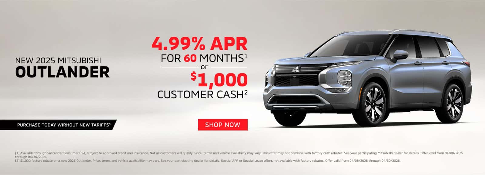 NEW 2025 MITSUBISHI OUTLANDER