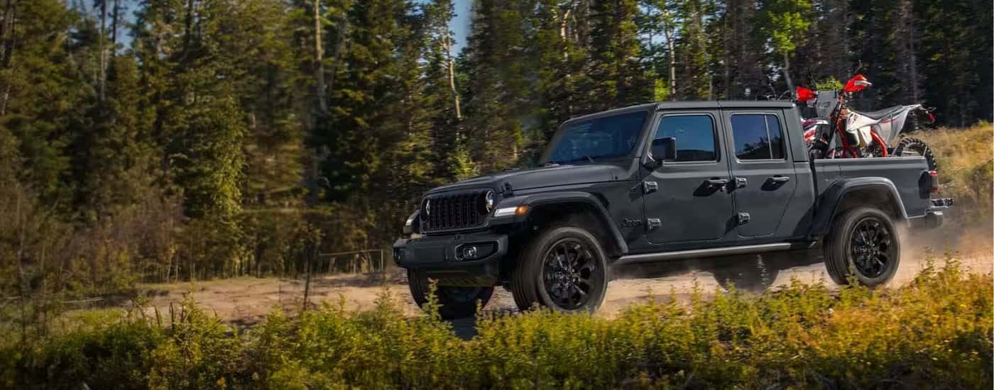 Gray 2025 Jeep Gladiator Nighthawk at a Jeep Dealer in Castroville